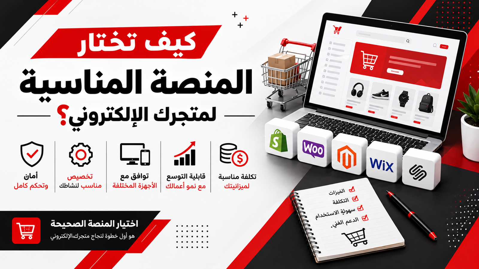 أفضل منصة متجر إلكتروني